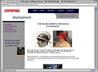 Compaq April Fool’s Web Site [Development]
