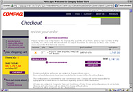 Compaq Consumer Network [Store - Checkout]