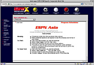 ESPN STAR Sports [Schedules - Main]