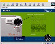 SONY - Screenshot [Technical Specs - Zoom]
