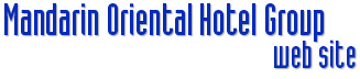 Mandarin Oriental Hotel Group - Web Site